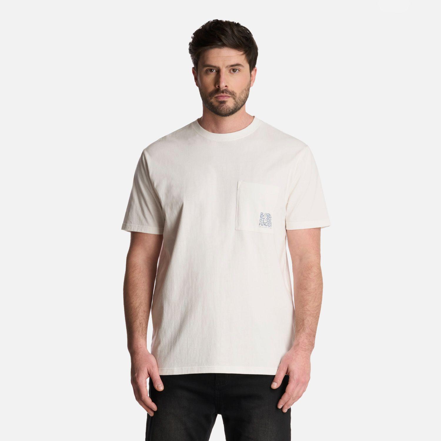 Polera Hombre Ulmo Pocket T-Shirt Blanco Lippi-0