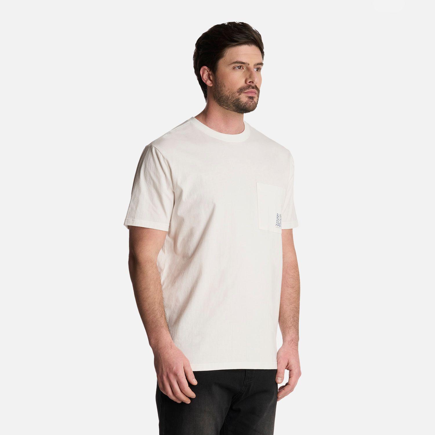 Polera Hombre Ulmo Pocket T-Shirt Blanco Lippi-1