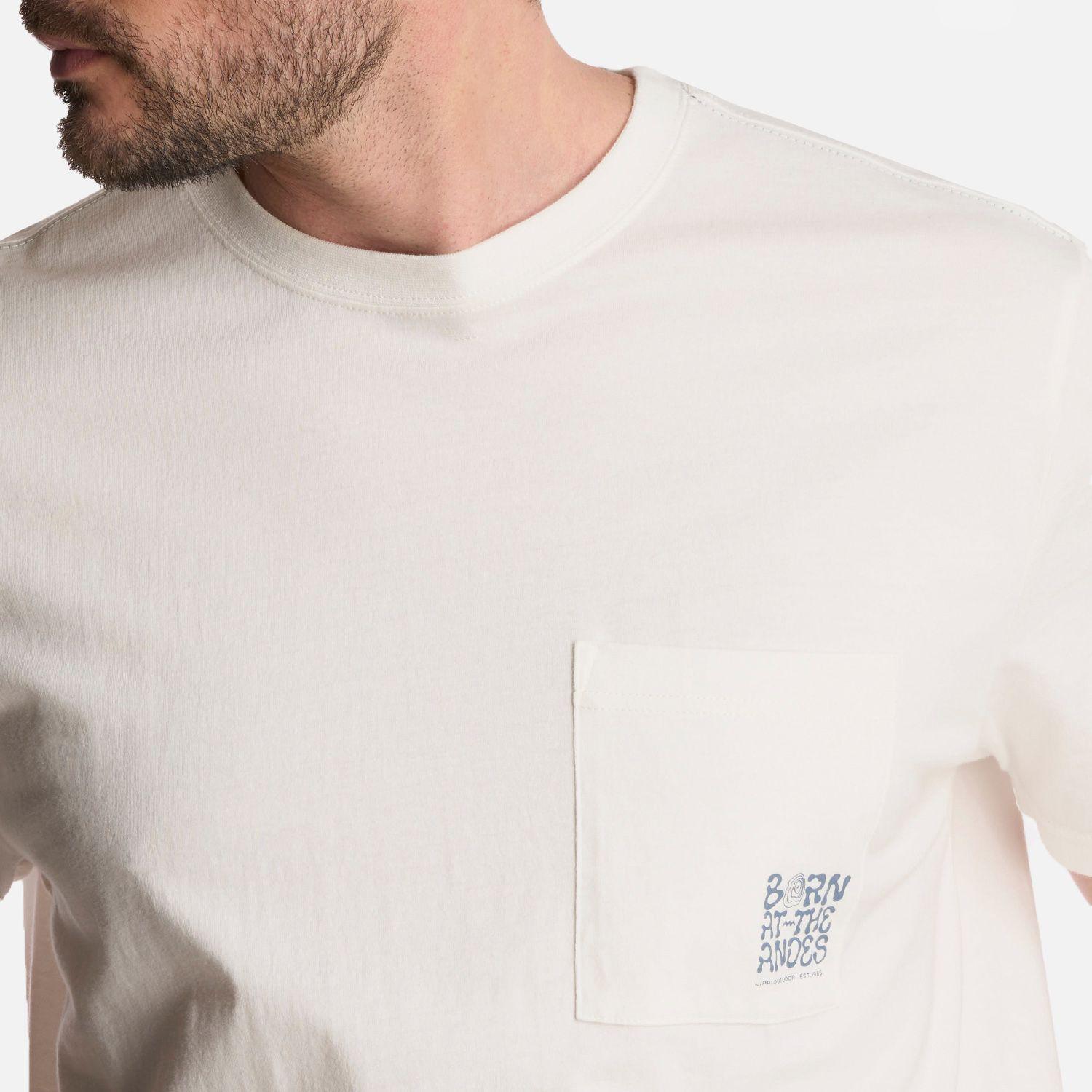 Polera Hombre Ulmo Pocket T-Shirt Blanco Lippi-3