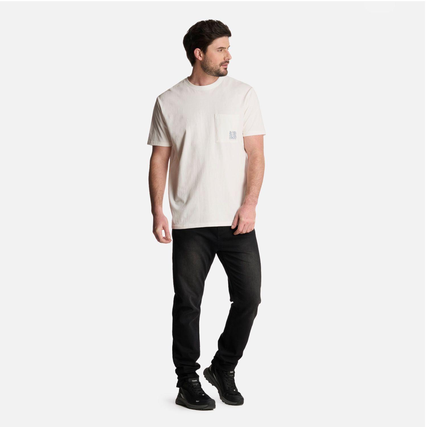 Polera Hombre Ulmo Pocket T-Shirt Blanco Lippi-4