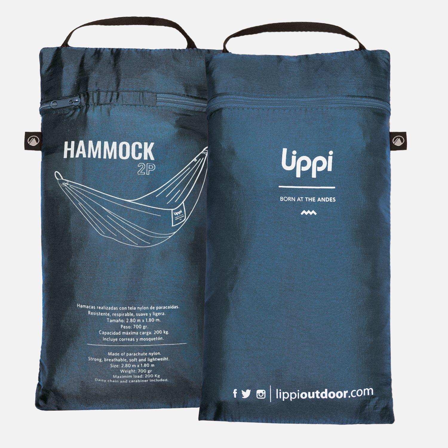 Hamaca Unisex B-Light Hammock 2P Azul Lippi-3