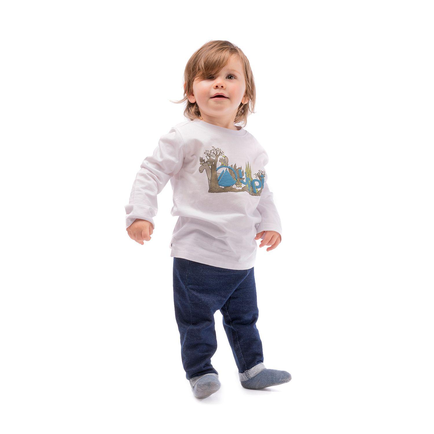Polera Baby Boy Freedom Long-Sleeve T-Shirt Blanco Lippi-2