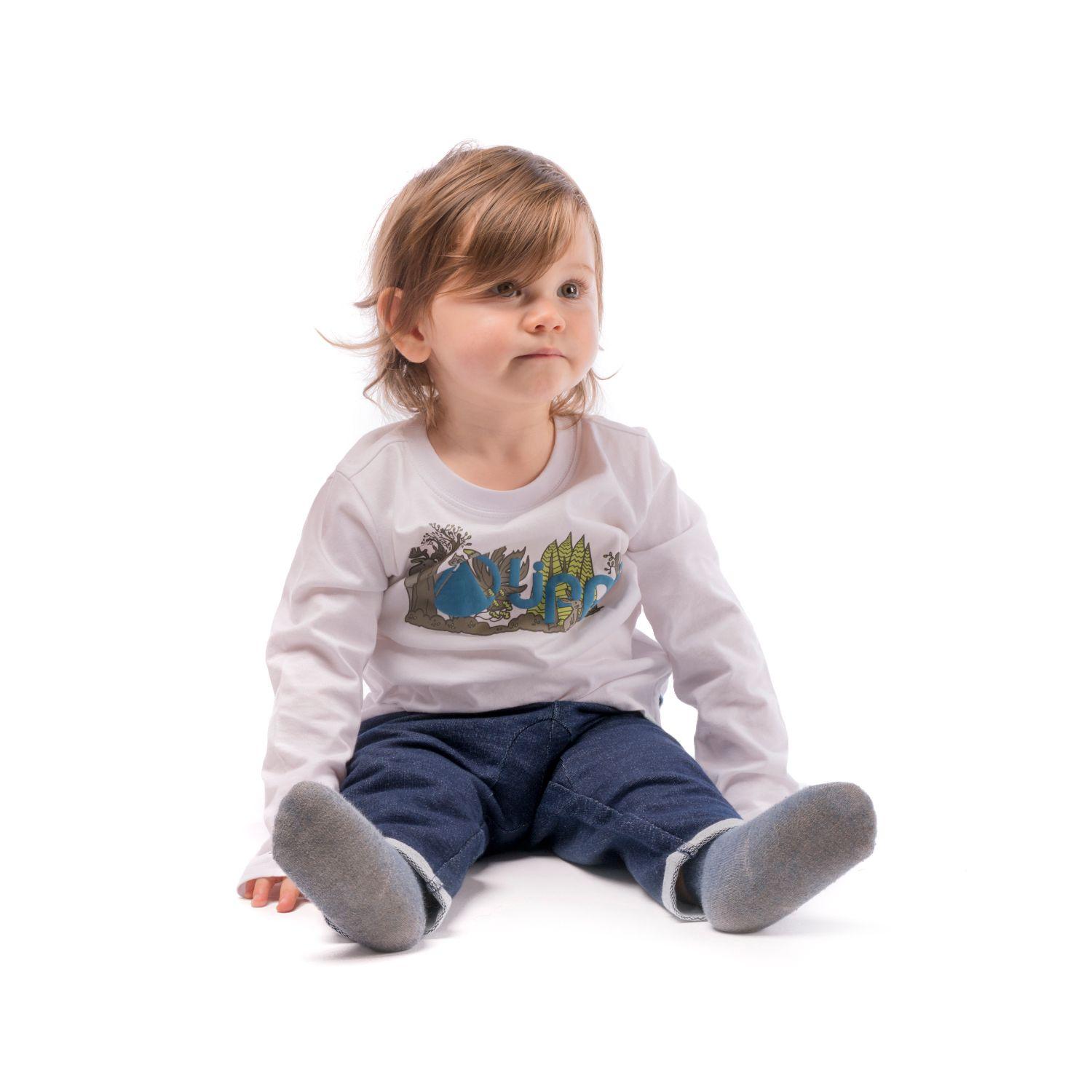 Polera Baby Boy Freedom Long-Sleeve T-Shirt Blanco Lippi-3