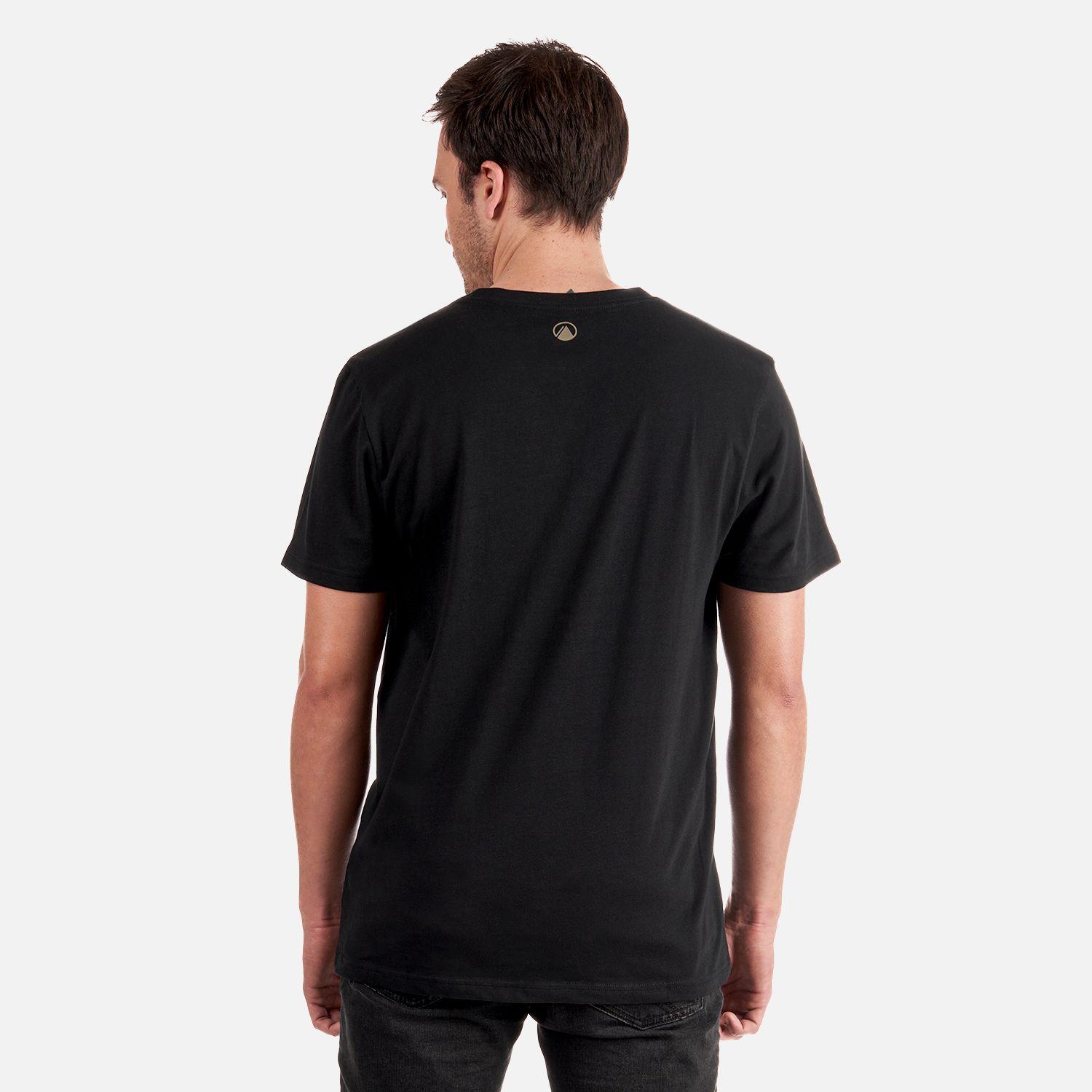 Polera Hombre Ulmo T-Shirt Negro Lippi I22-4