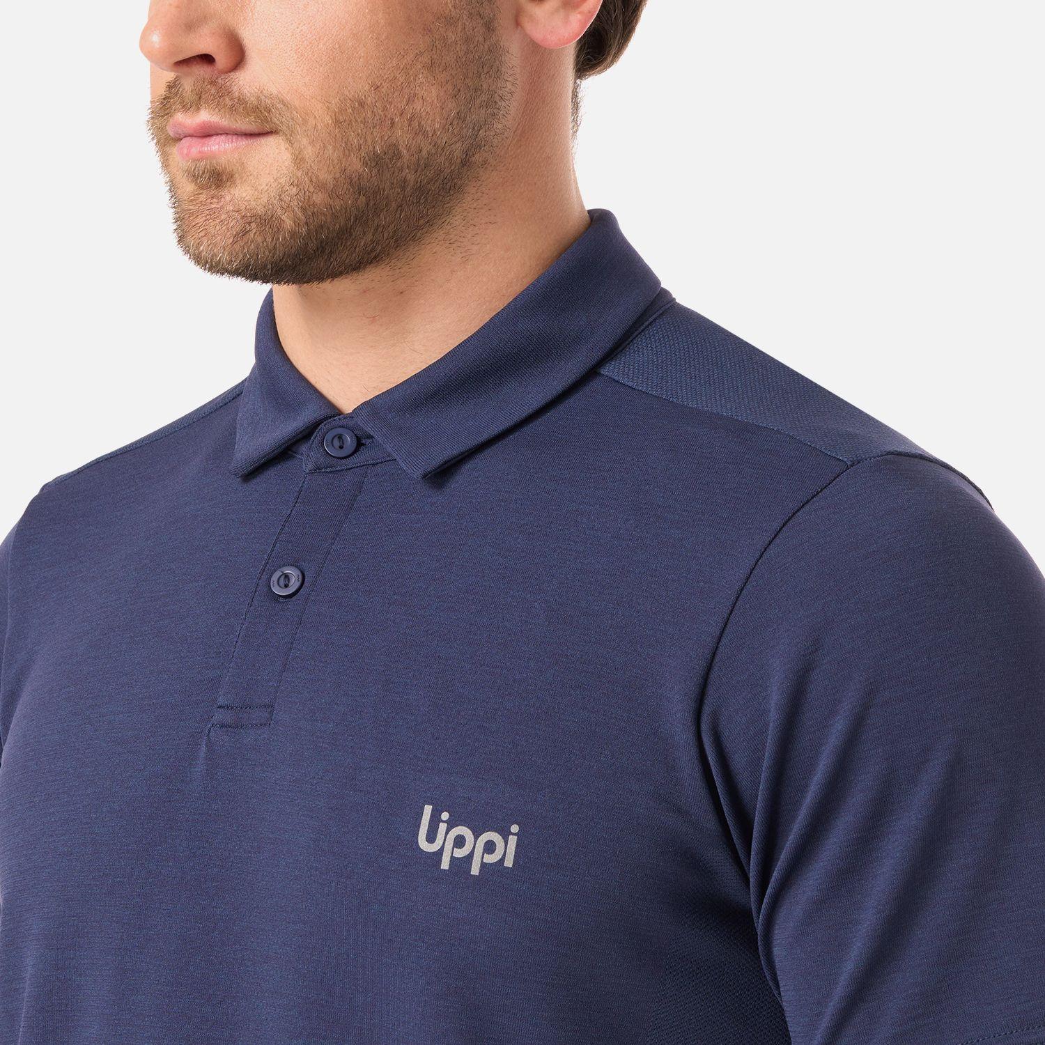 Polera Hombre B-Classic Seamless Polo Azul Oscuro Lippi V26-3