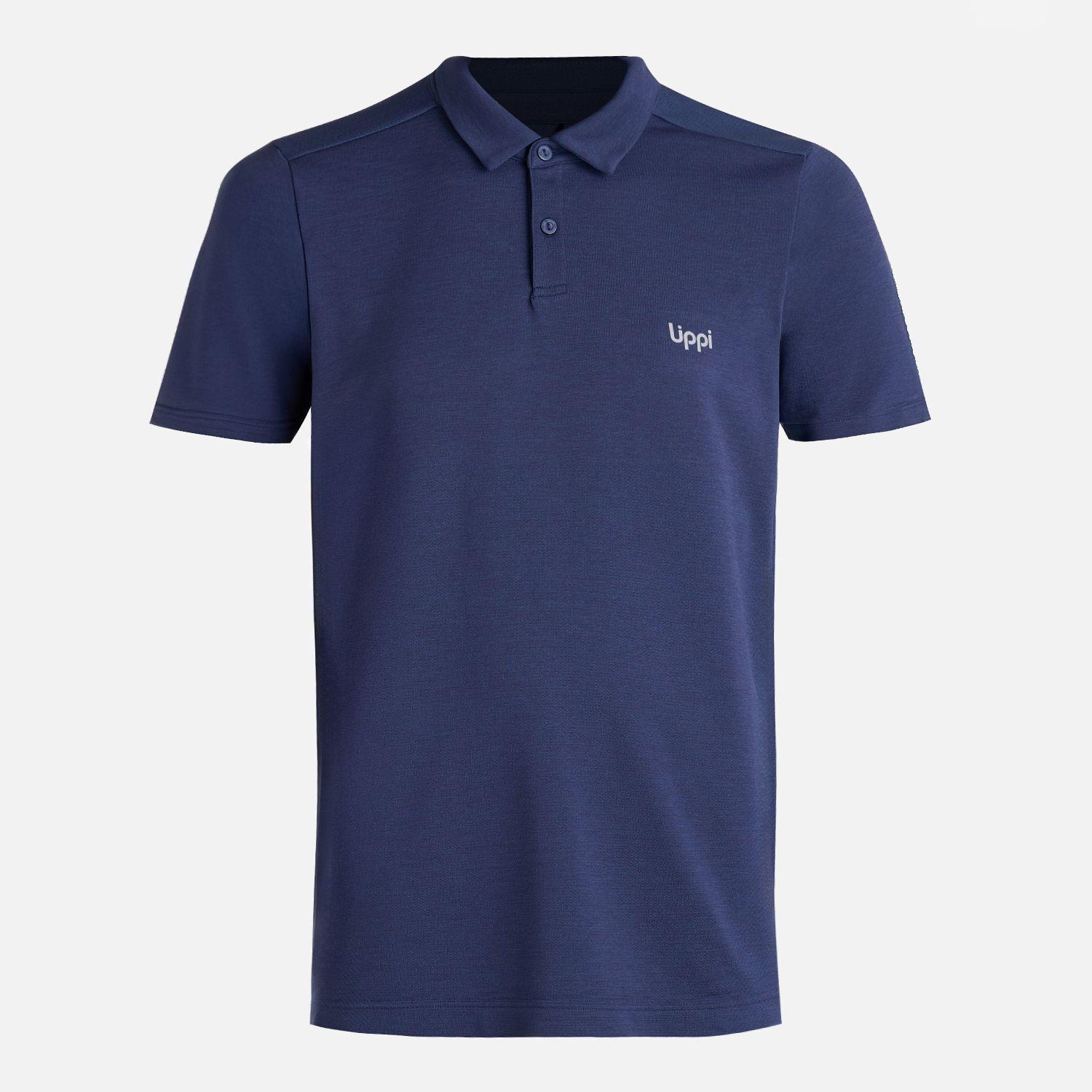 Polera Hombre B-Classic Seamless Polo Azul Oscuro Lippi V26-6