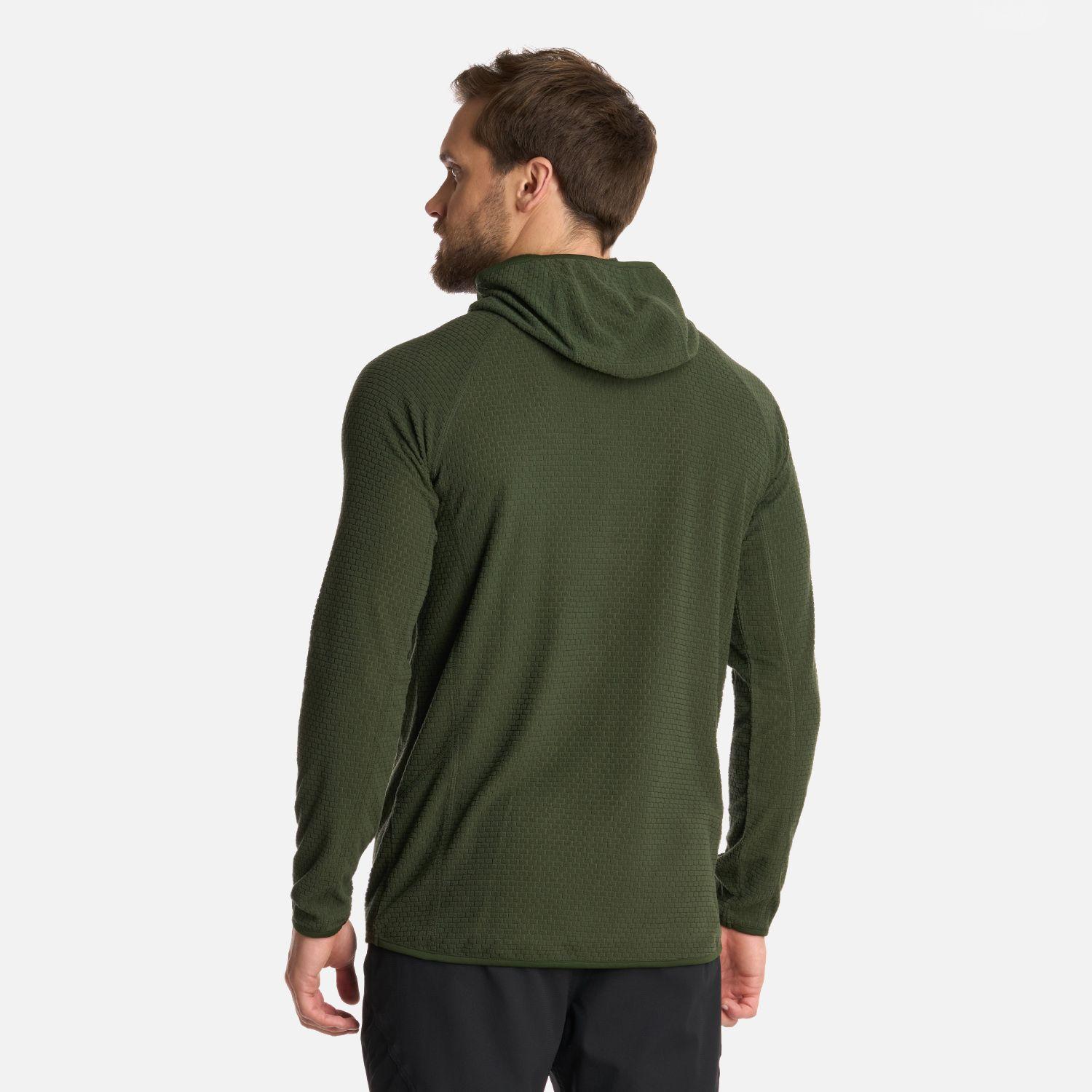 Polerón Hombre Jacaranda Nano-F 14 Zip Hoody Verde Lippi I25-2