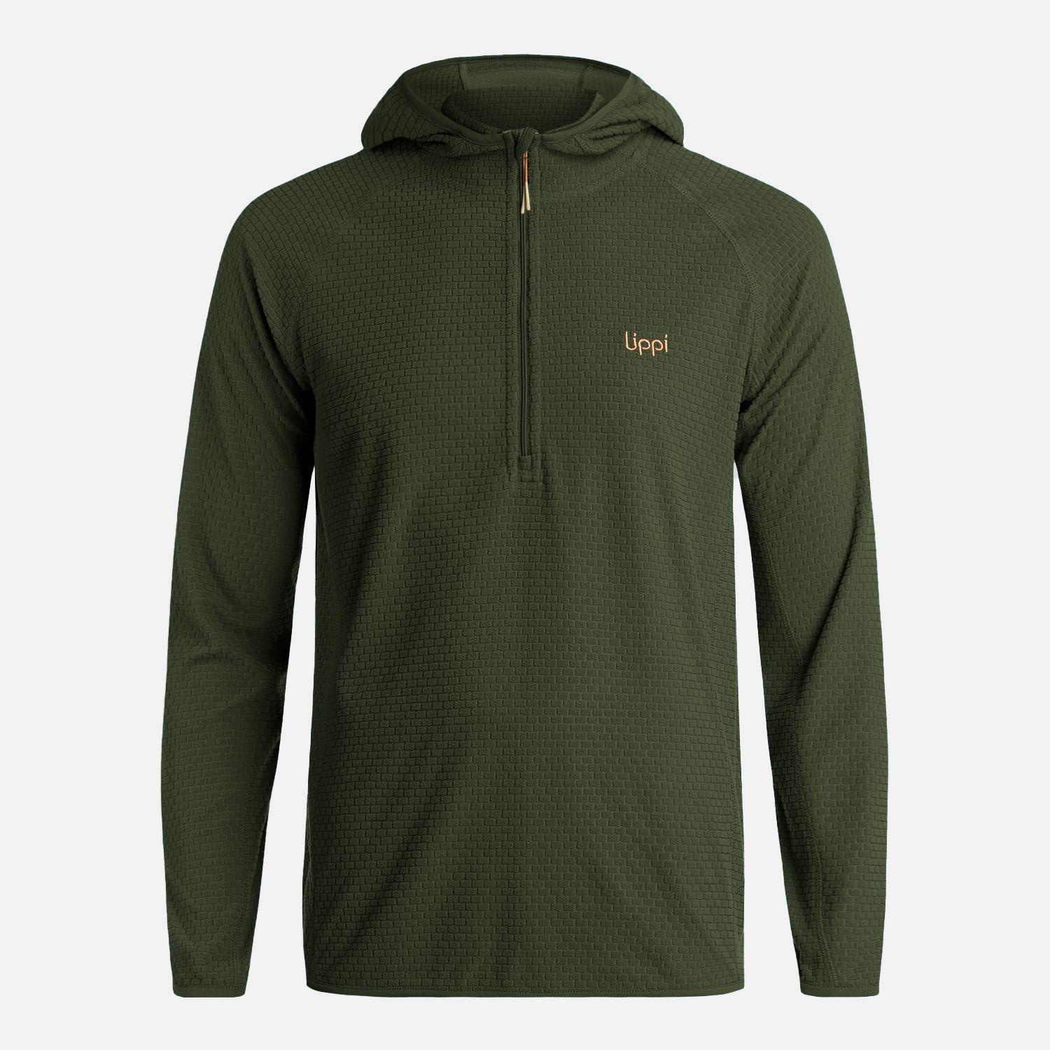 Polerón Hombre Jacaranda Nano-F 14 Zip Hoody Verde Lippi I25-5