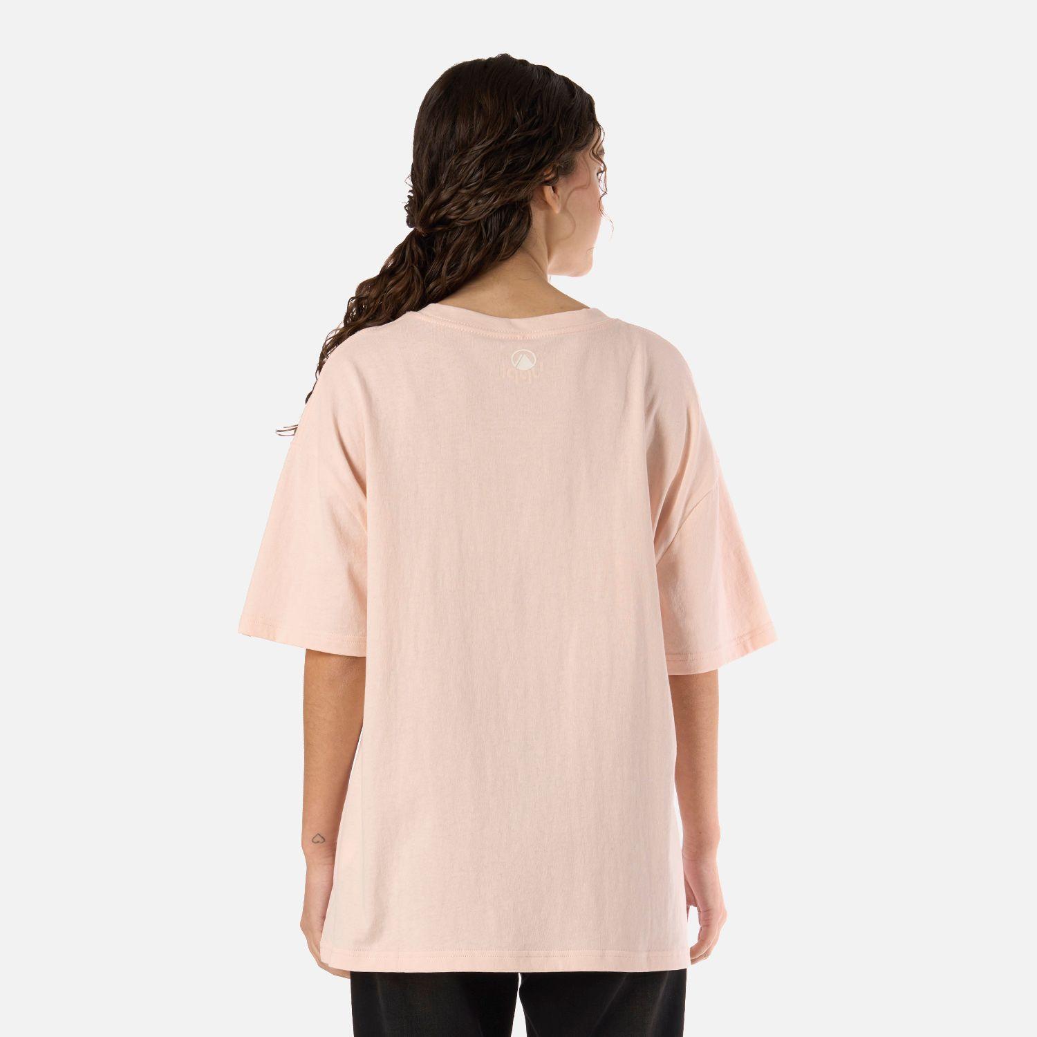 Polera Teen Girl Freedom Oversize T-Shirt Damasco Lippi V26-2