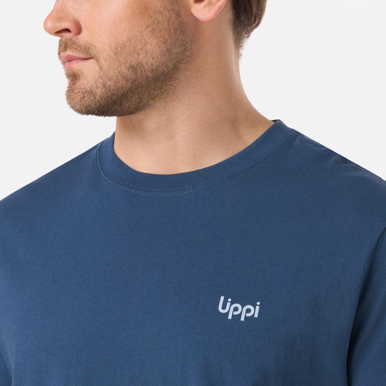 Polera Hombre Ulmo T-Shirt Azul Oscuro Lippi V26-3