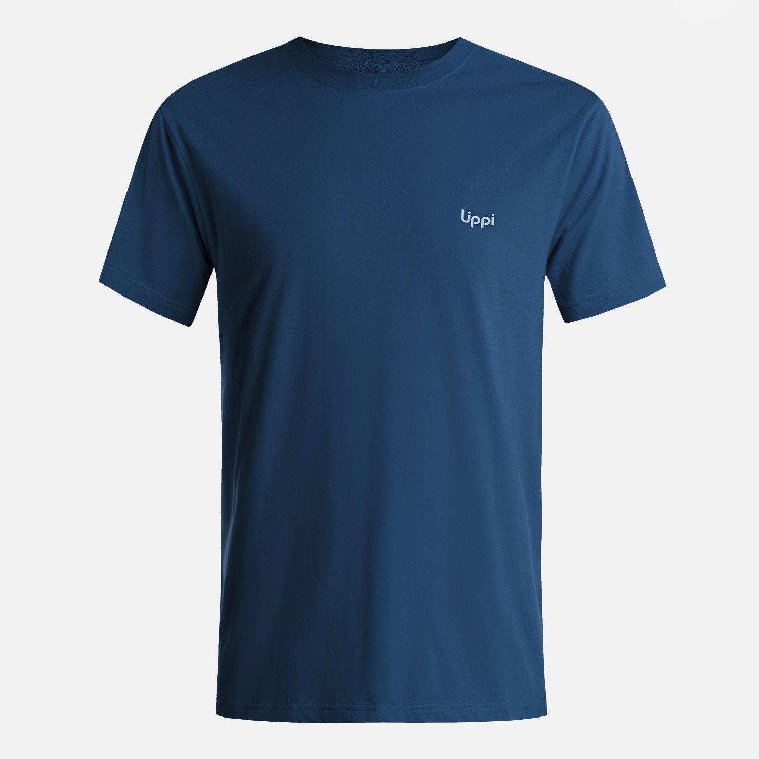 Polera Hombre Ulmo T-Shirt Azul Oscuro Lippi V26-5