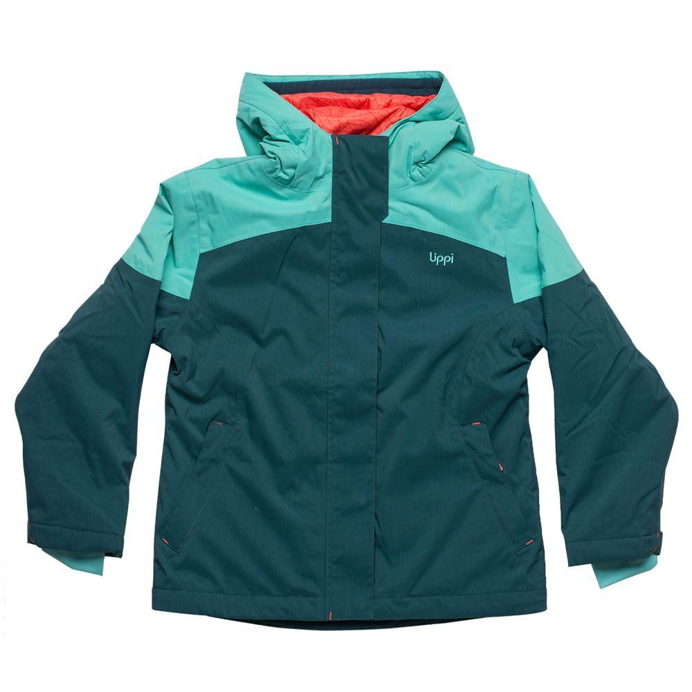 Chaqueta Niña Mini Andes B-Dry Jacket Turquesa Oscuro / Turquesa Lippi-0