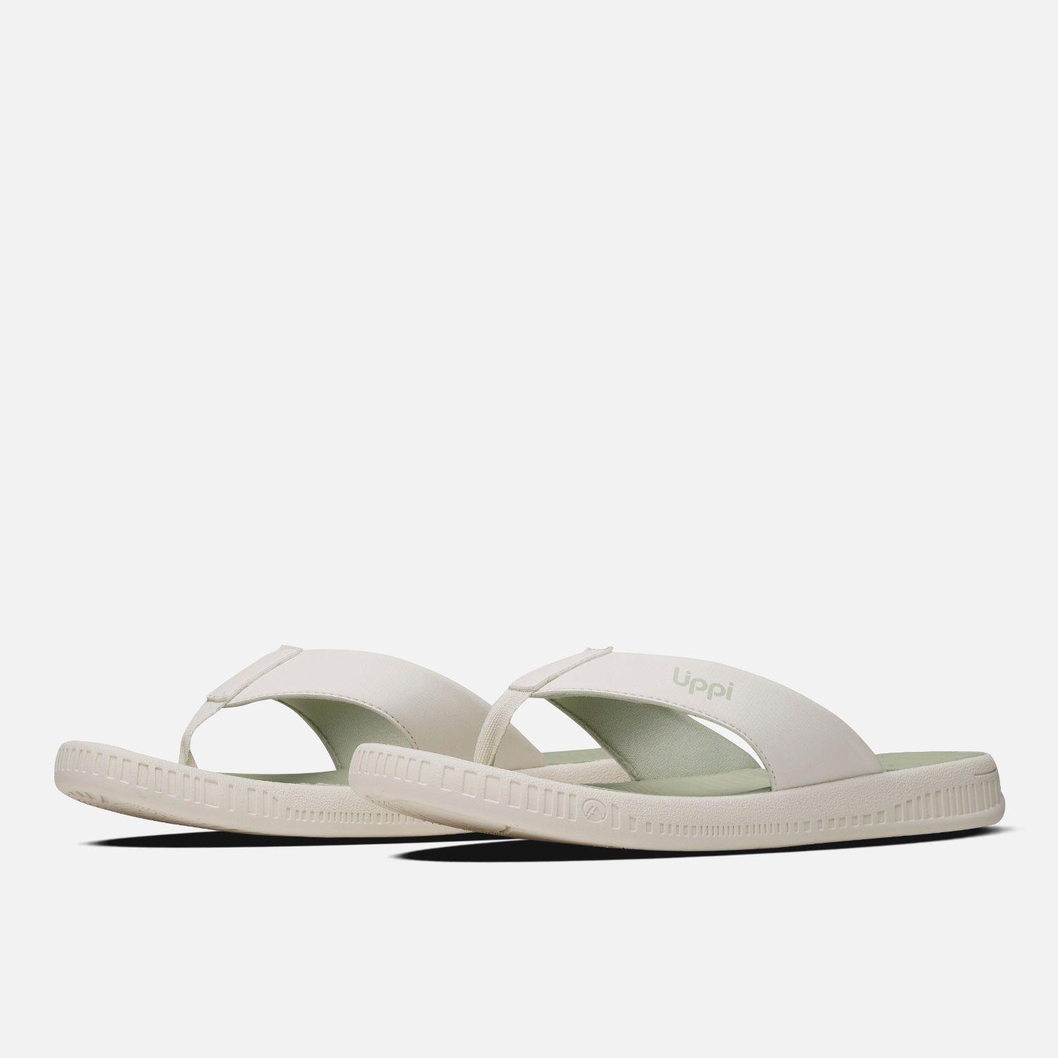 Sandalia Mujer Take Go Crema / Verde Lippi V26-4