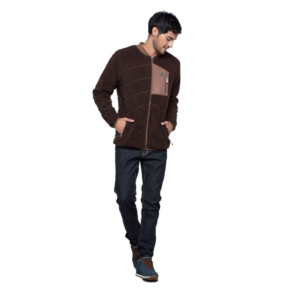 Chaqueta Hombre Zip-porrito Café Haka Honu-3