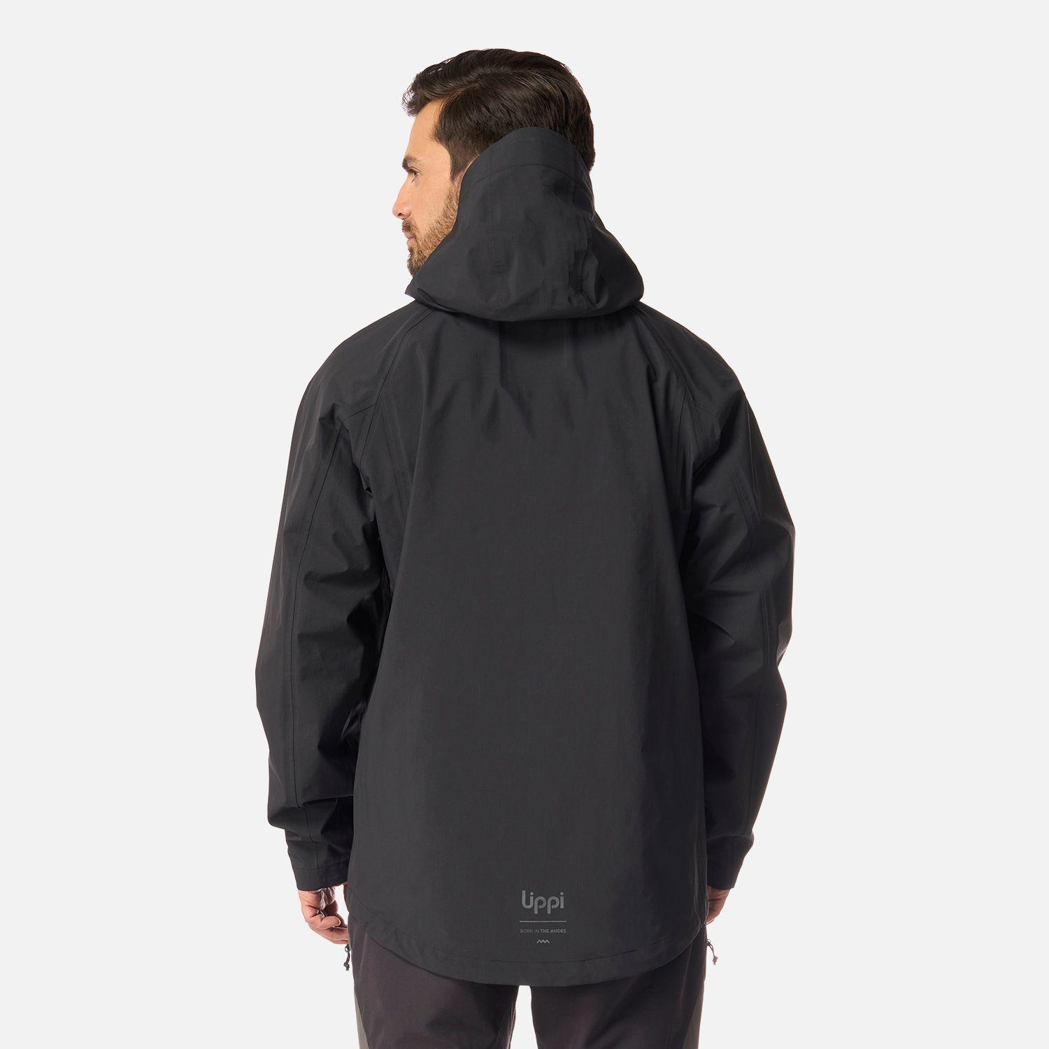 Chaqueta Hombre Alpine B-Dry Hoody Jacket Negro Lippi I26-2