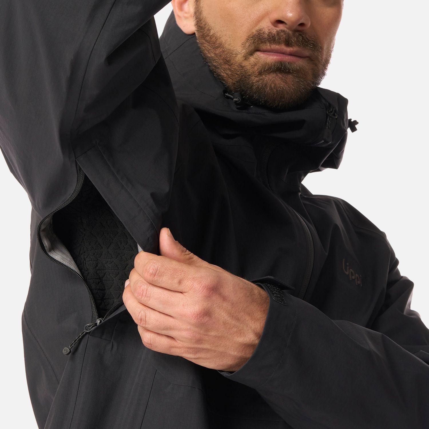 Chaqueta Hombre Alpine B-Dry Hoody Jacket Negro Lippi I26-4