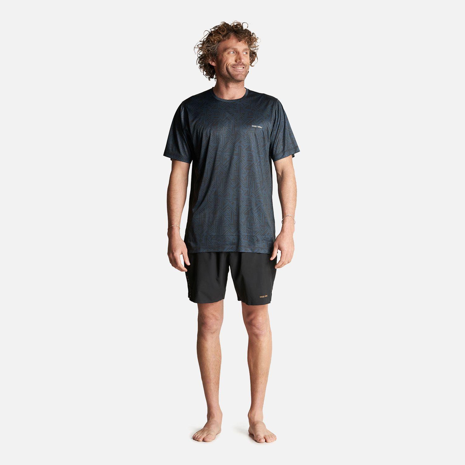 Polera Hombre Sudala Print Azul Haka Honu-5