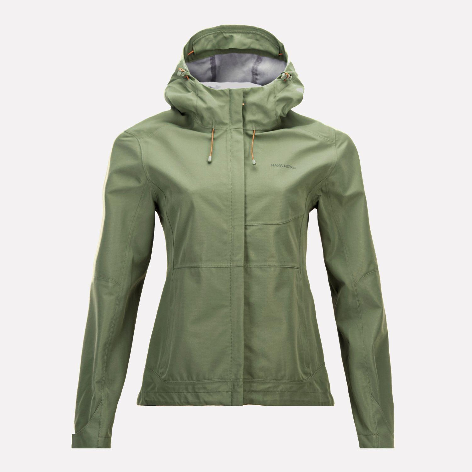 Chaqueta Mujer Agua-zero Verde Militar Haka Honu-0