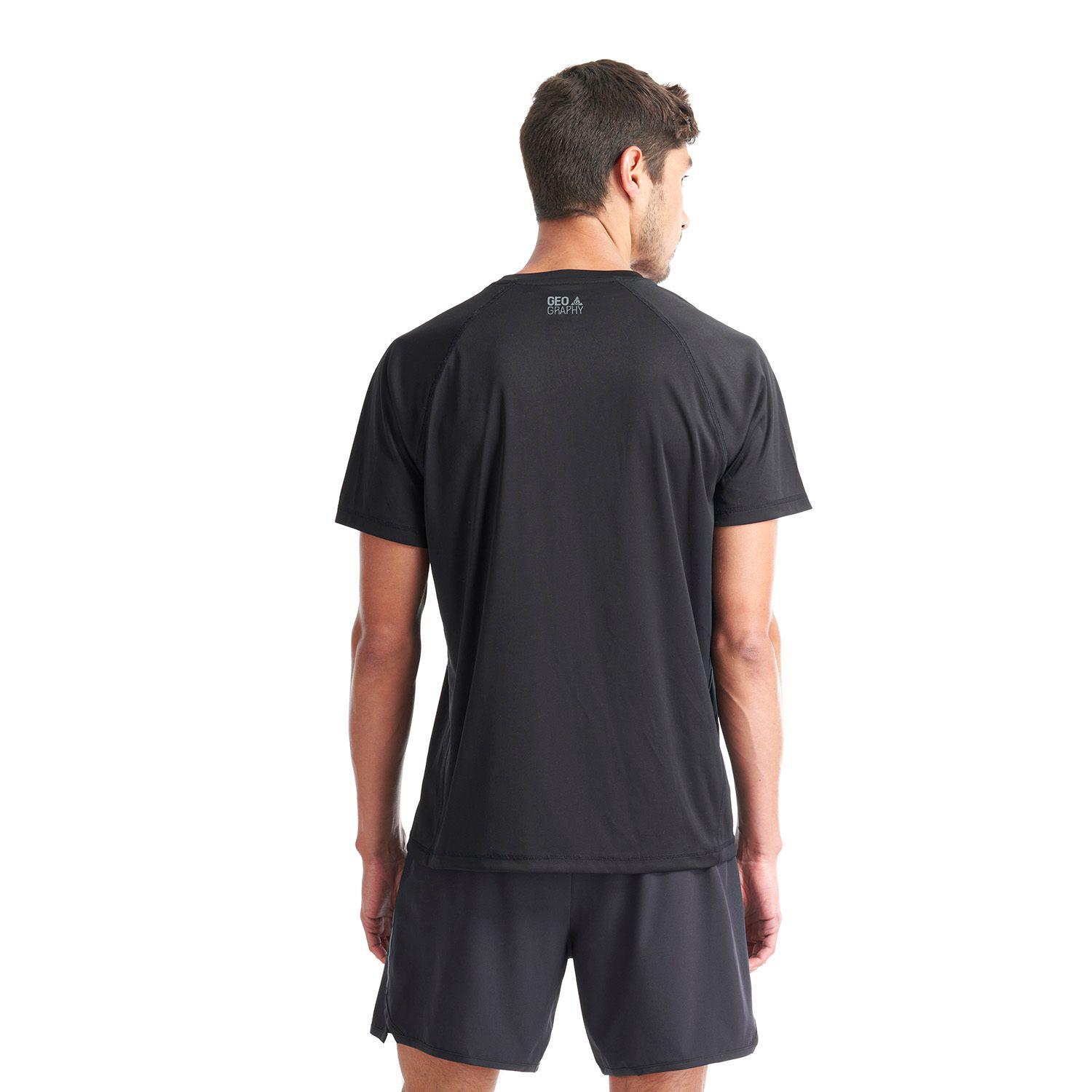 Polera Hombre Fauna Negro Geography-3