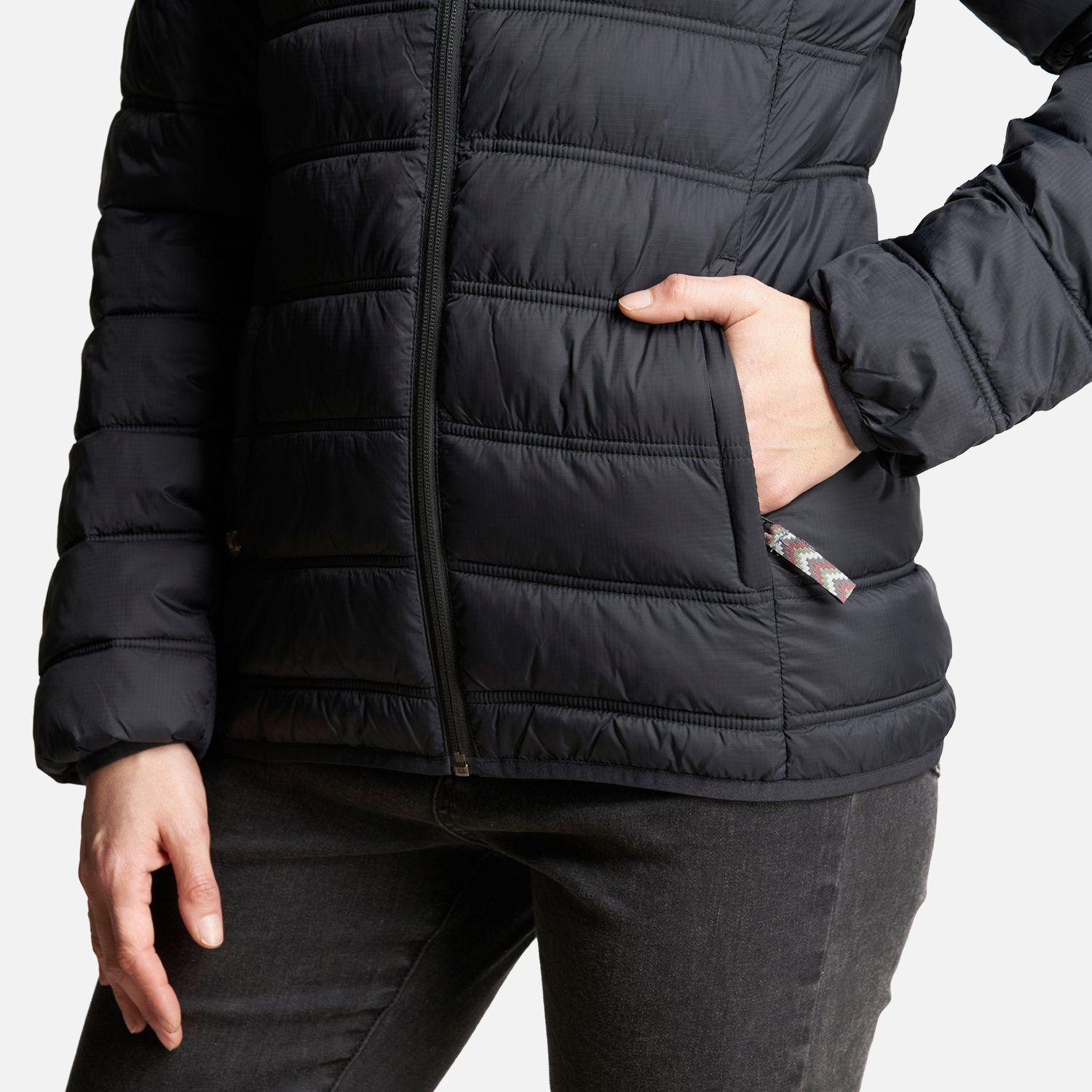 Chaqueta Mujer Ultra-liviana Negro Haka Honu V23-5