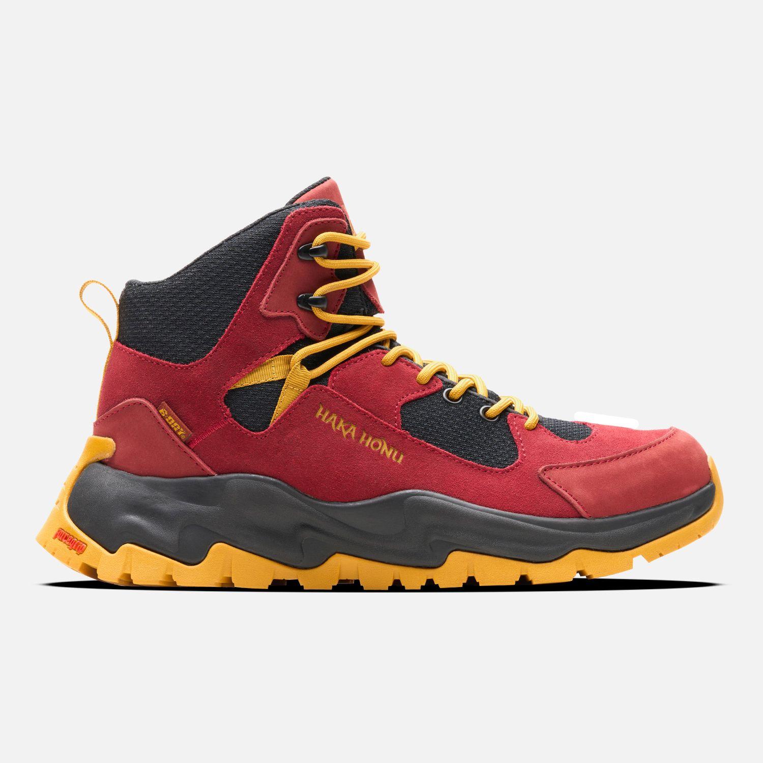 Botín Hombre Cordillera Alta Rojo Oscuro Haka Honu-0