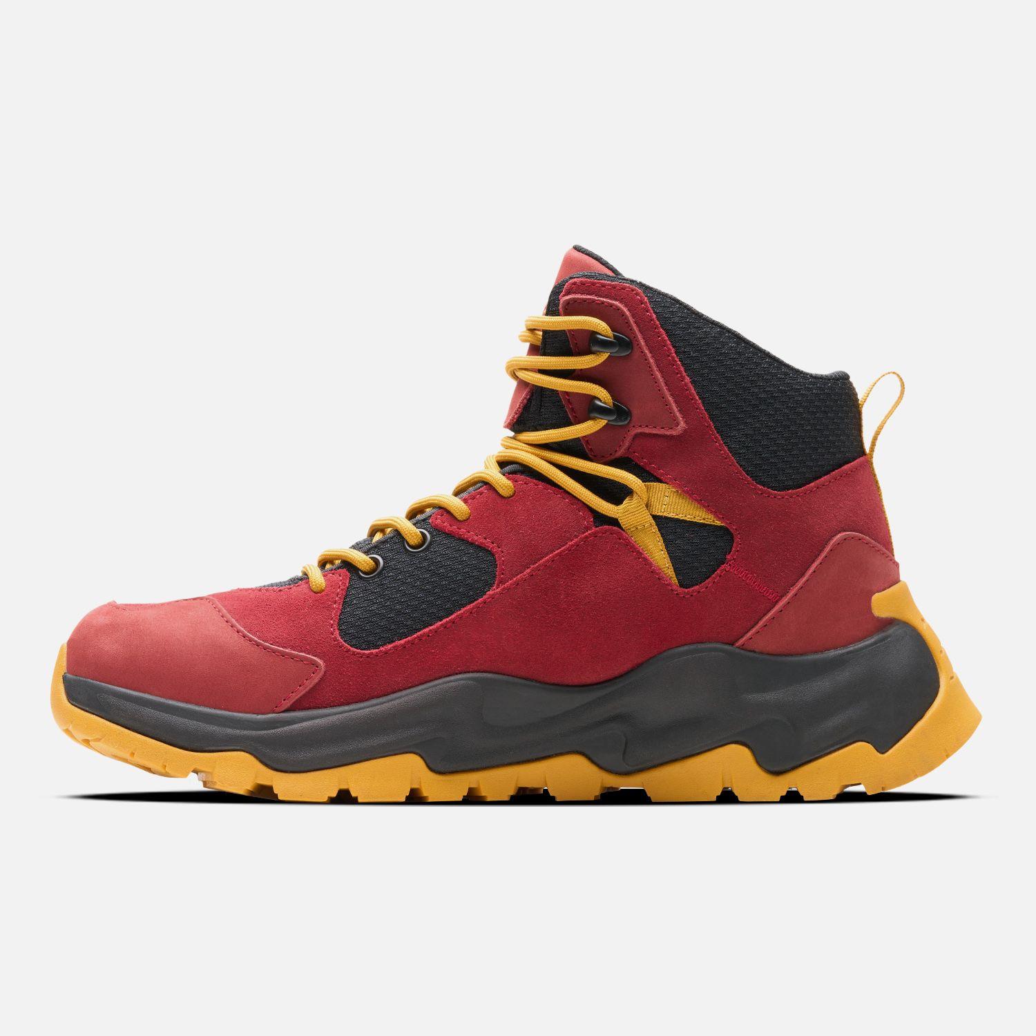 Botín Hombre Cordillera Alta Rojo Oscuro Haka Honu-1