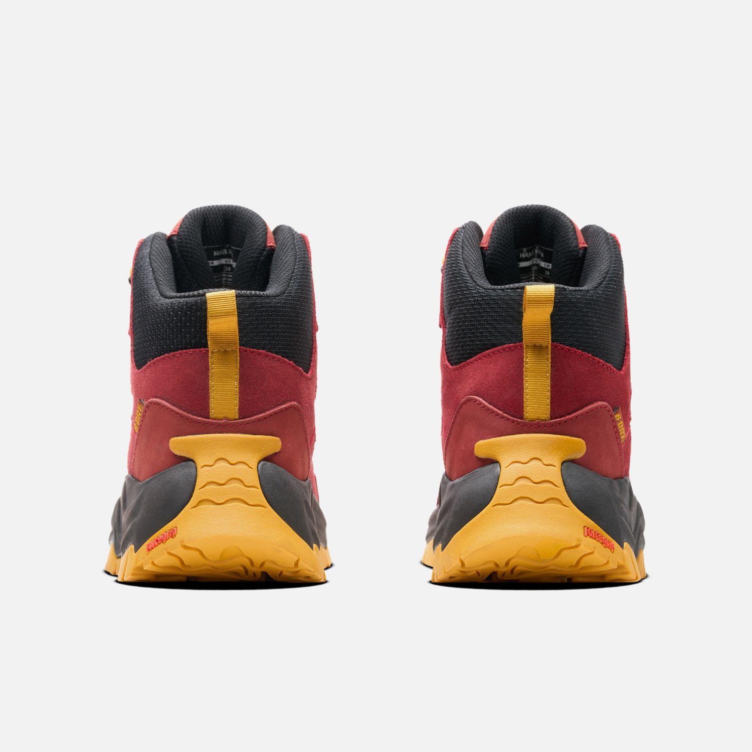 Botín Hombre Cordillera Alta Rojo Oscuro Haka Honu-4