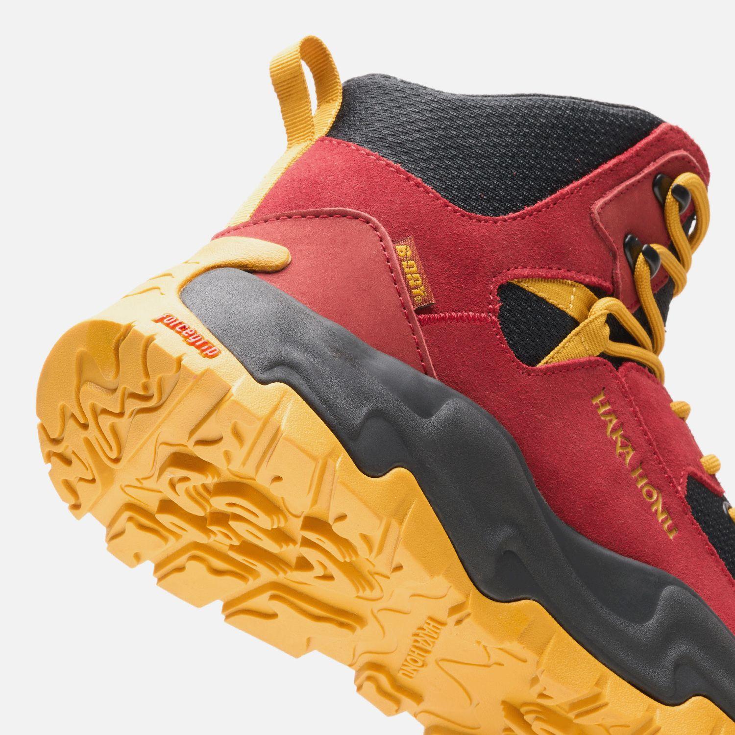 Botín Hombre Cordillera Alta Rojo Oscuro Haka Honu-7