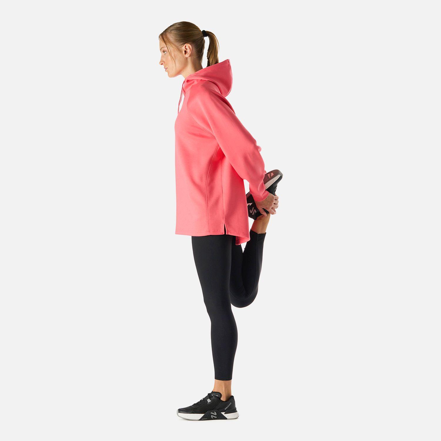 Polerón Mujer Tempo Sweatshirt Hoody Coral Vulcano-2