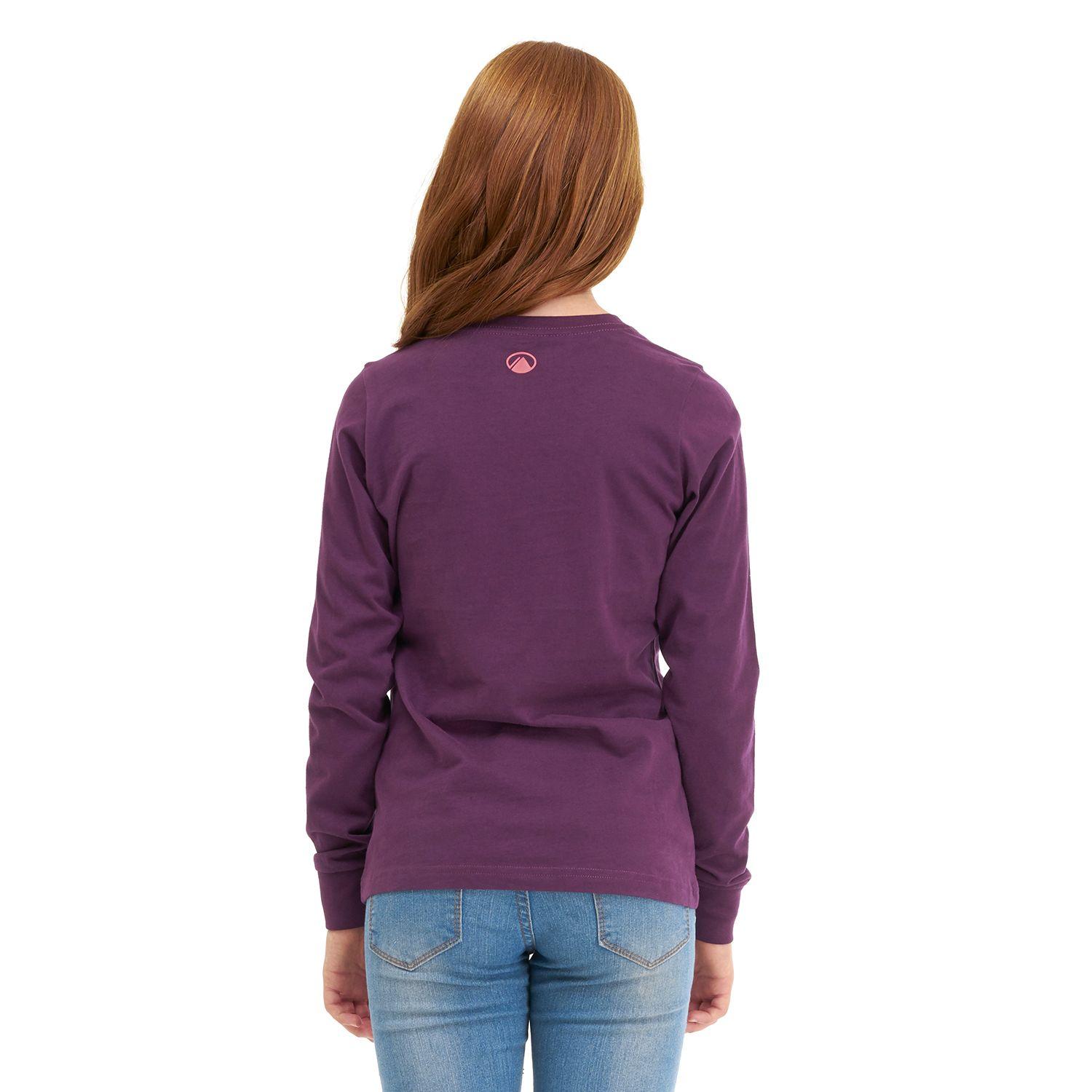 Polera Teen Girl Night Sky Long Sleeve Cotton T-Shirt Uva Lippi-3