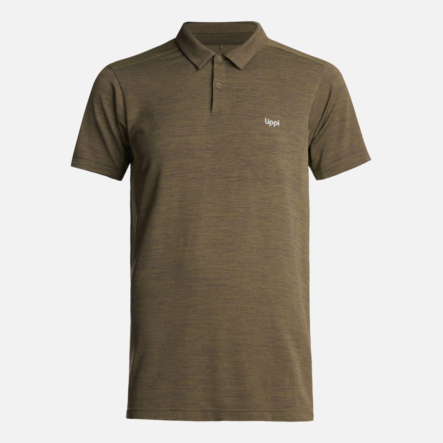 Polera Hombre B-Classic Seamless Polo Verde Oliva Lippi-0