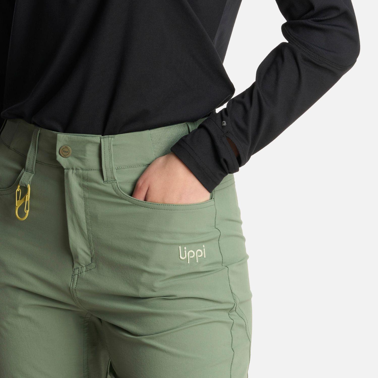 Pantalón Mujer Lennox Q-Dry Mix-2 Pants Jade Oscuro Lippi-3