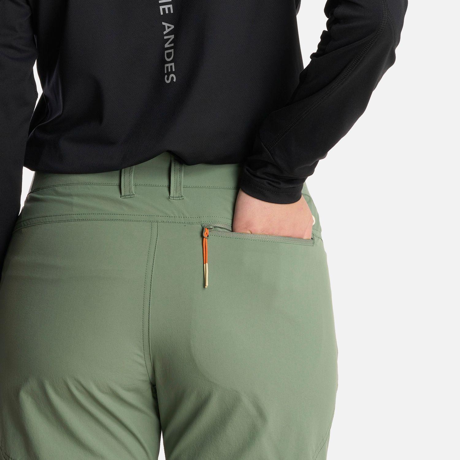 Pantalón Mujer Lennox Q-Dry Mix-2 Pants Jade Oscuro Lippi-6