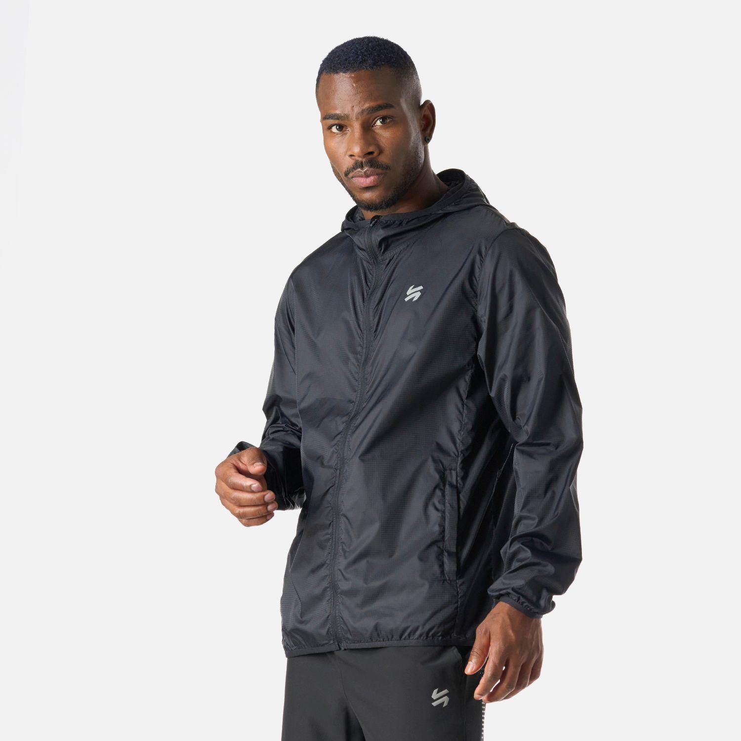 Chaqueta Hombre Built To Move Windbreaker Negro Vulcano-1
