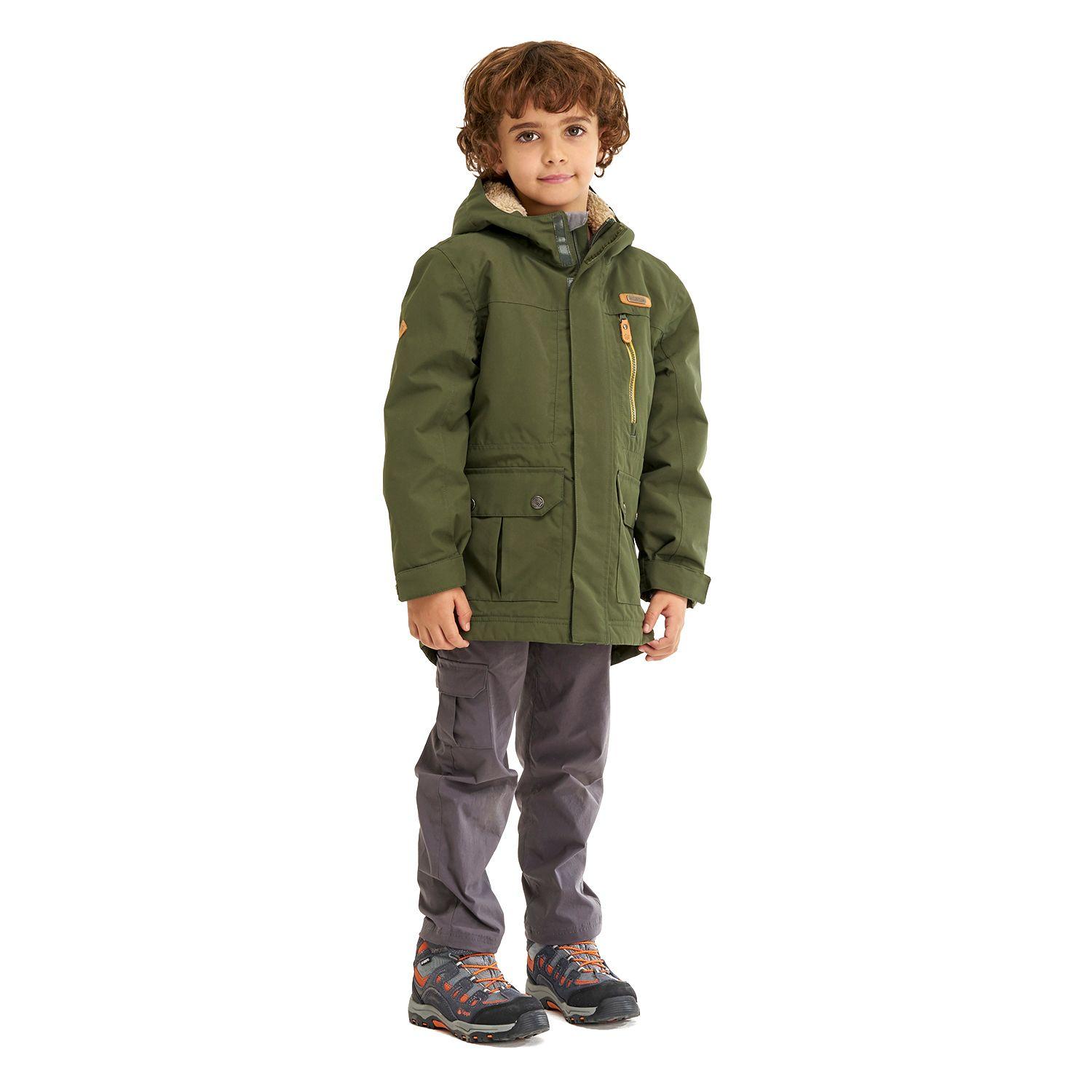 Chaqueta Niño Roble B-Dry Hoody Jacket Verde Militar Lippi-6