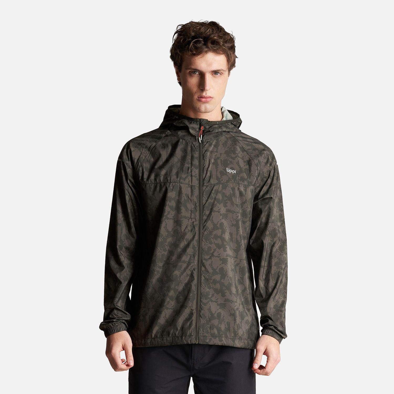Chaqueta Hombre Nightfall WindBreaker Hoody Jacket Full Print Oliva Lippi-1