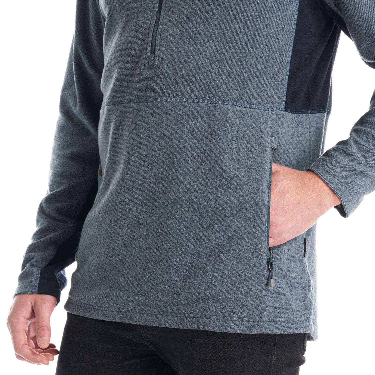 Poleron Hombre Lighter Nano-F 14 Zip Azul Piedra Lippi-6