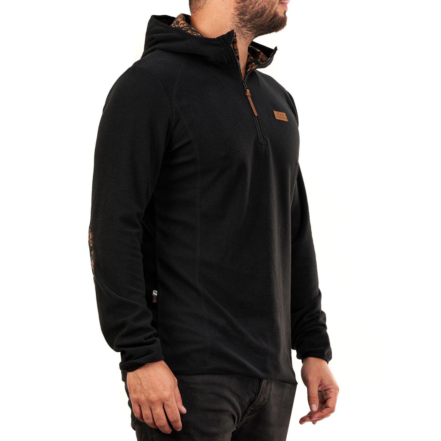 Poleron Hombre Taina Nui Negro Haka Honu V21-2