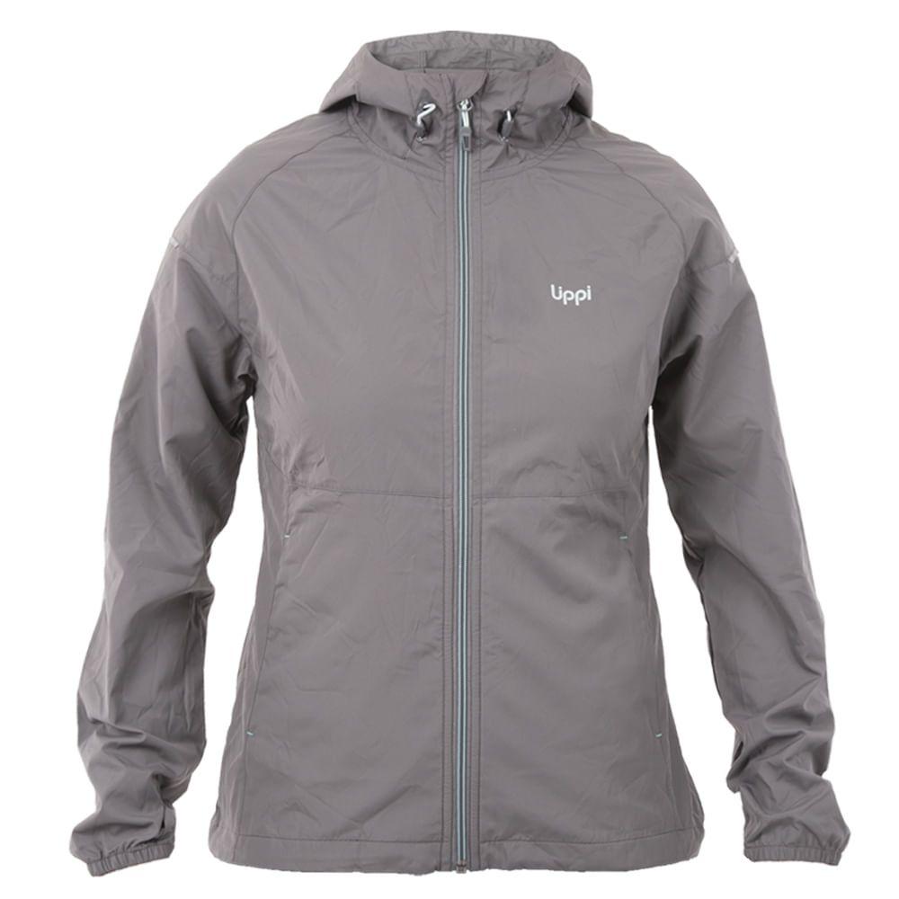 Chaqueta Mujer Breeze WindBreaker Jacket Grafito Lippi V17-0