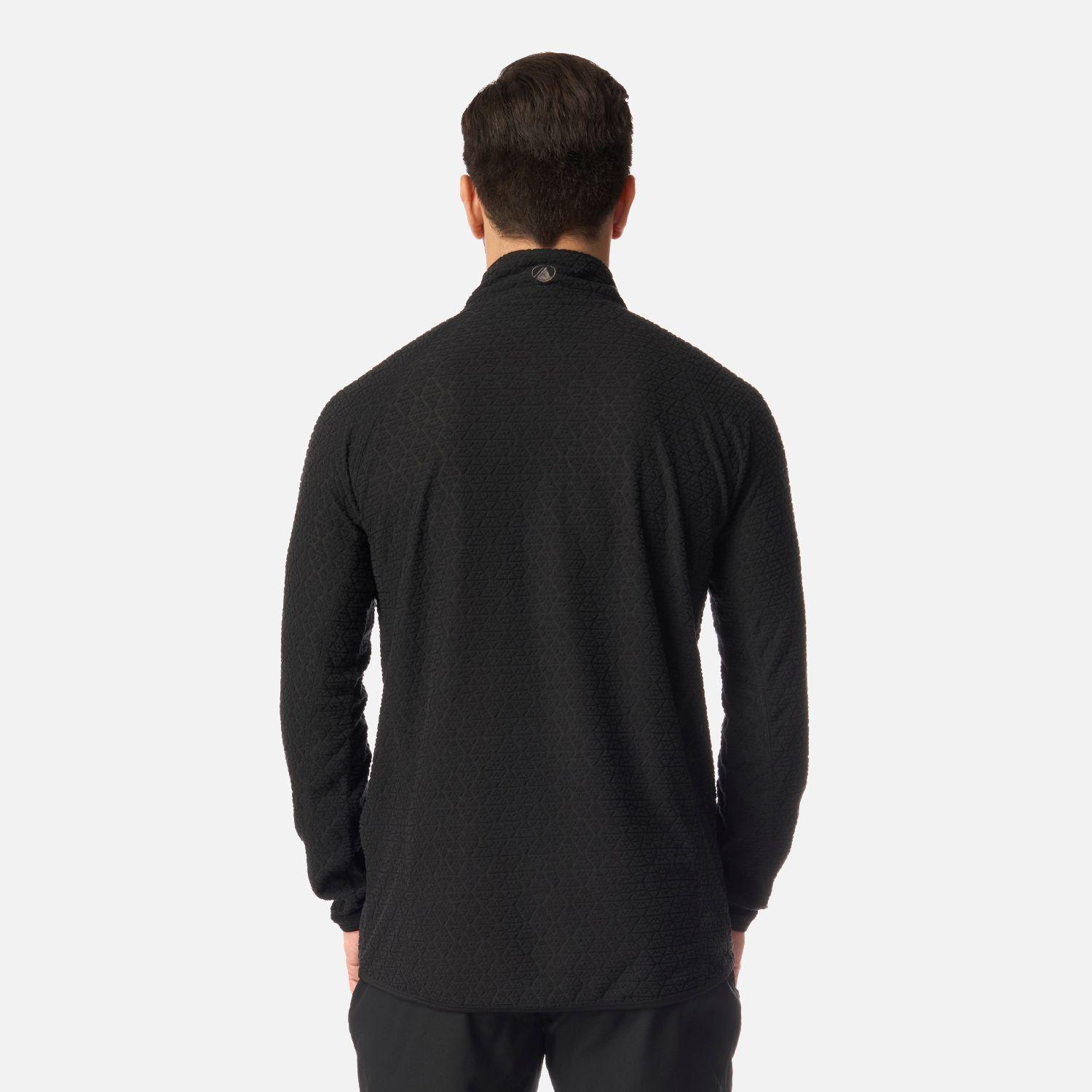 Polerón Hombre Jacaranda Nano-F 1/4 Zip Negro Lippi I26-2