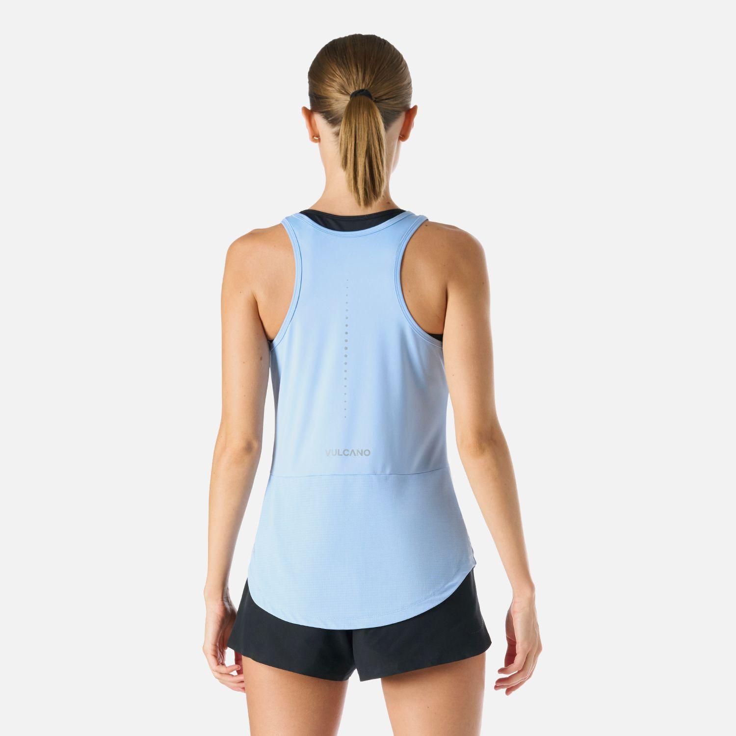 Polera Mujer Built To Move Tank Top Celeste Vulcano-3