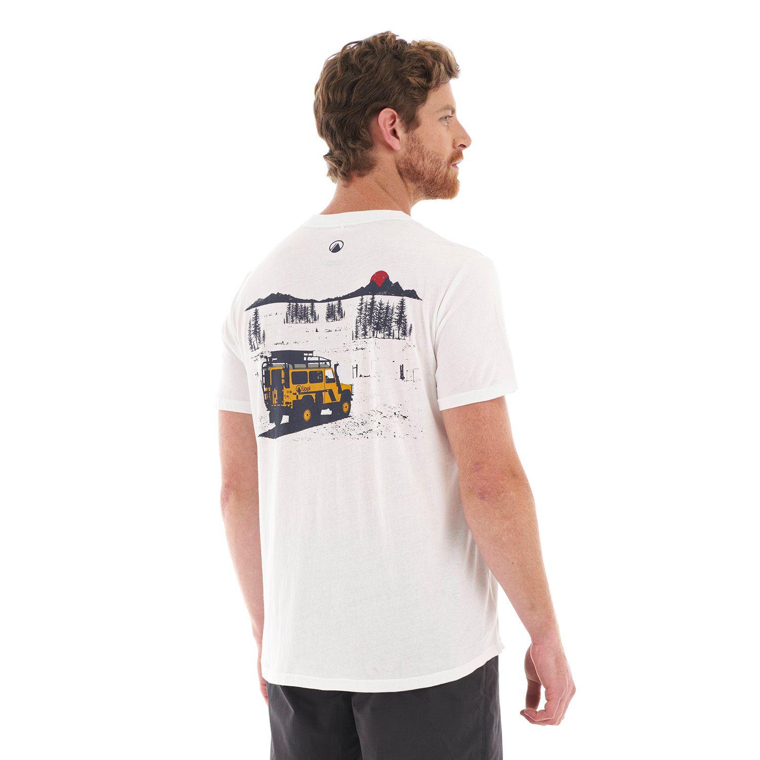 Polera Hombre Road Trip UV-Stop T-Shirt Blanco Lippi-4