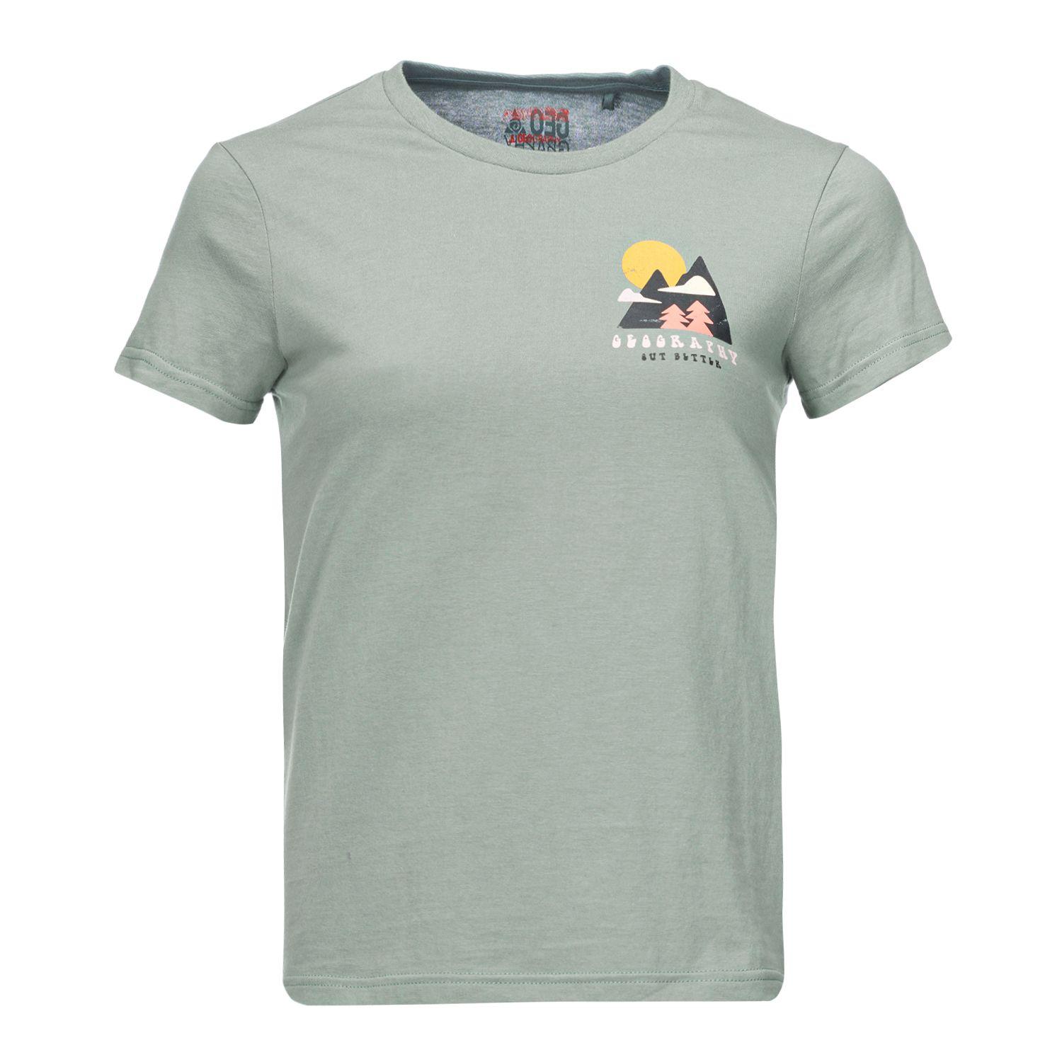 Polera Mujer Liquen Jade Geography-0