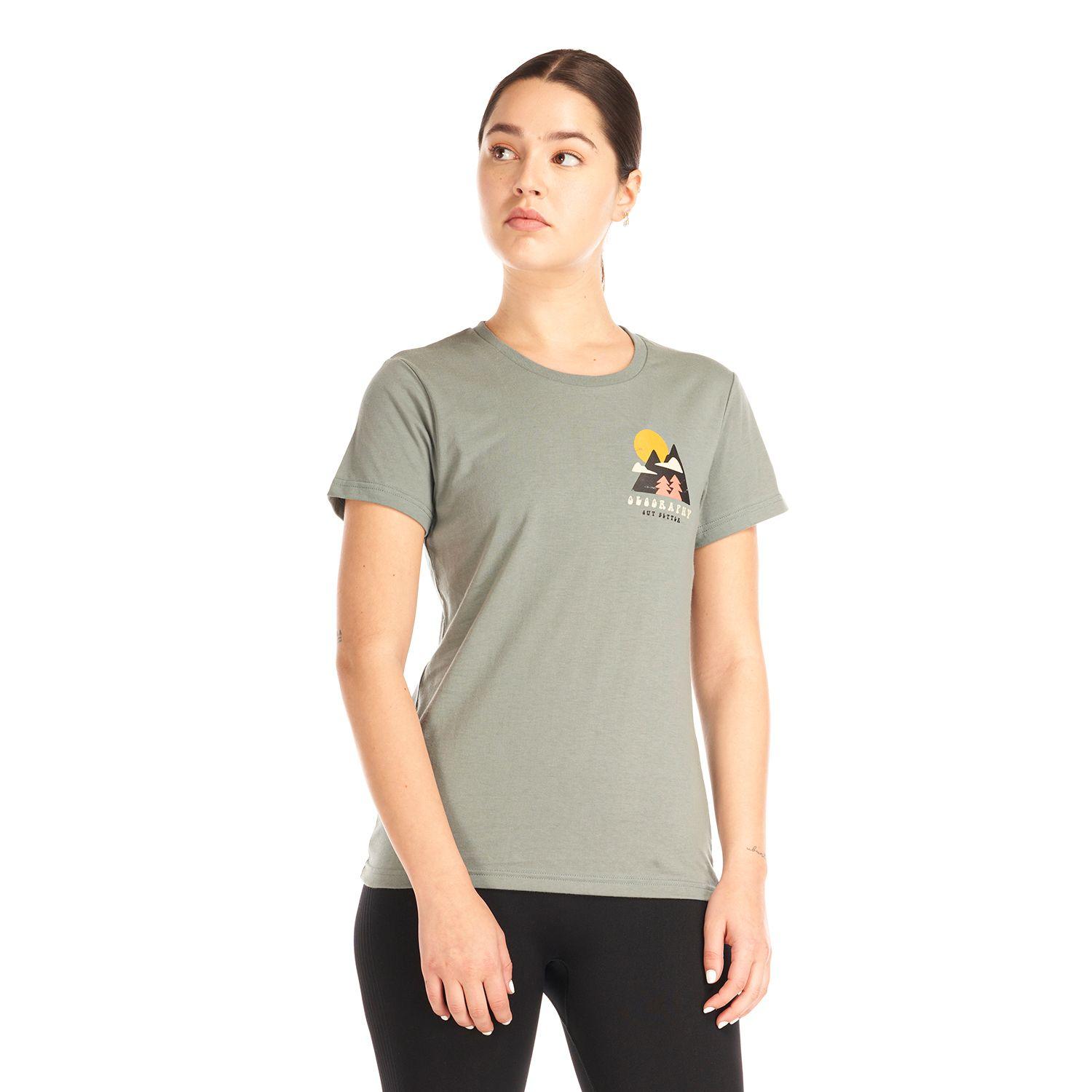 Polera Mujer Liquen Jade Geography-1