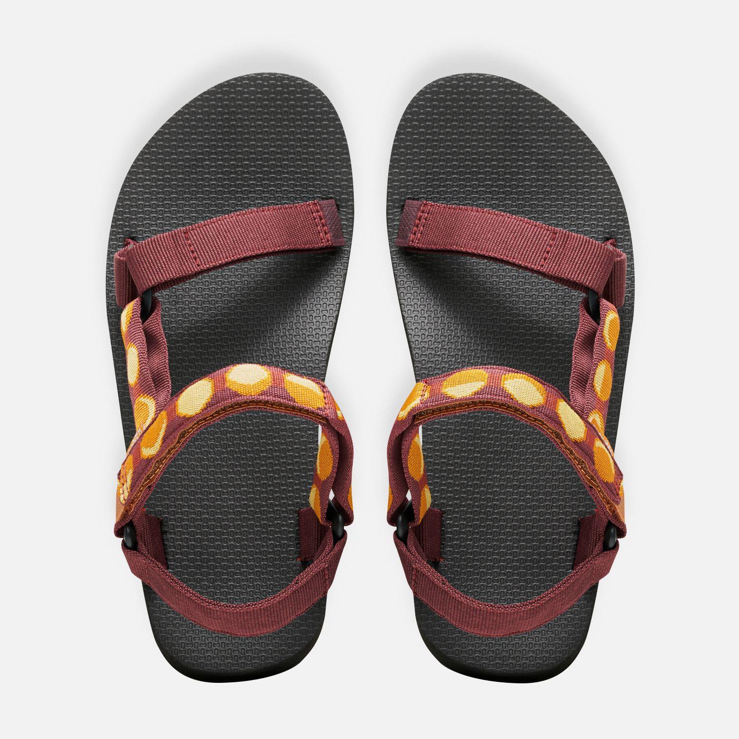 Sandalia Mujer Ofqui Burdeo Print Haka Honu-3