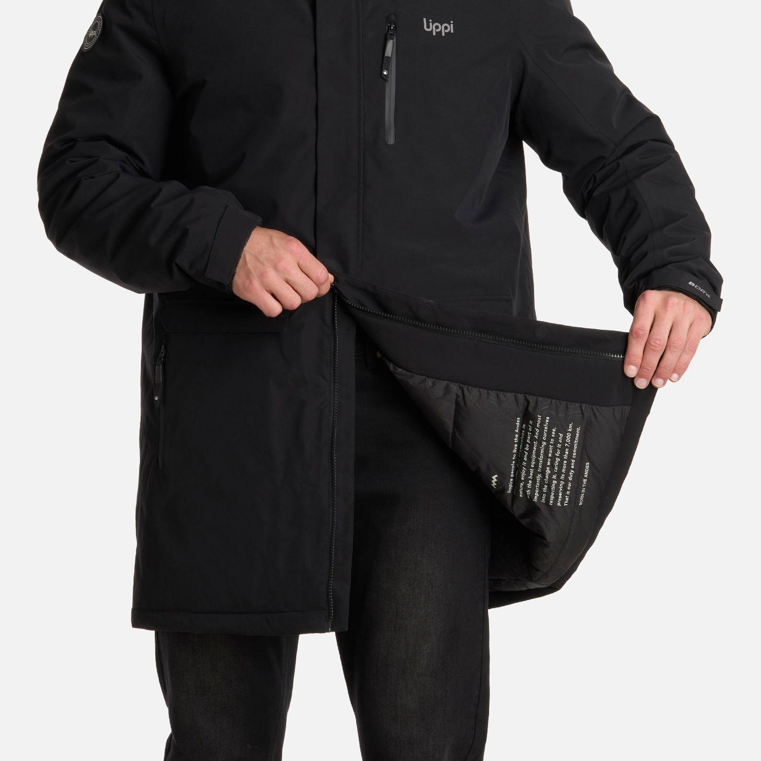 Chaqueta Hombre Mountains Live Down Long Negro Lippi I25-7