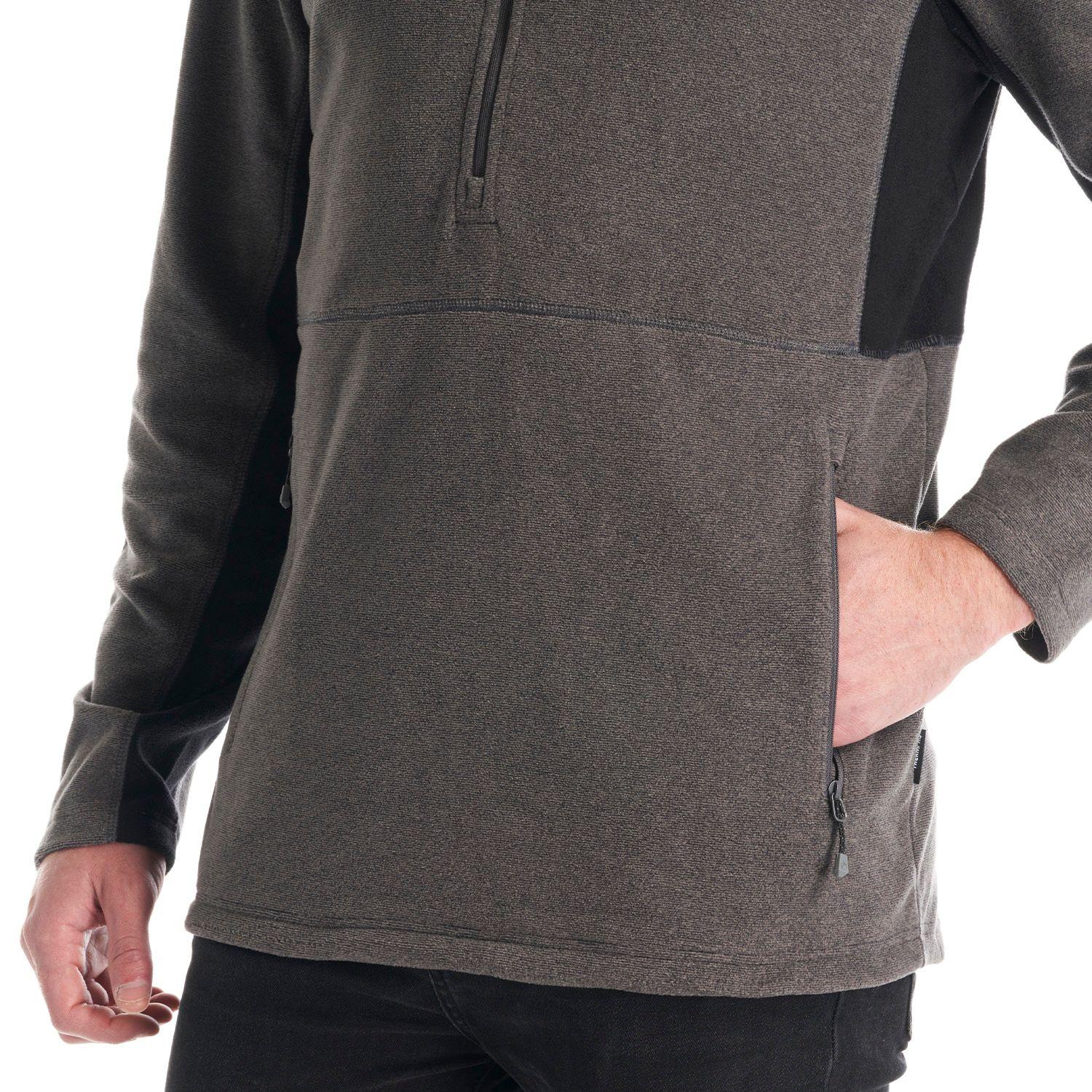 Poleron Hombre Lighter Nano-F 14 Zip Grafito Lippi V22-6