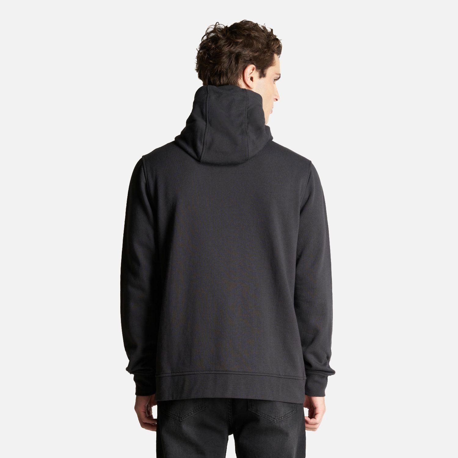 Poleron Hombre Insigne Full Zip Hoody Sweatshirt Negro Lippi V23-3