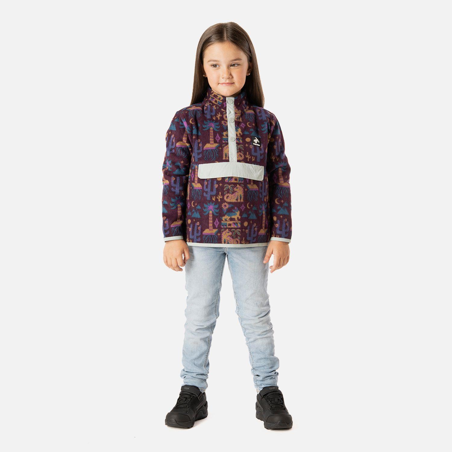 Polar Niña Tokerau Poki Print Burdeo Haka Honu-4