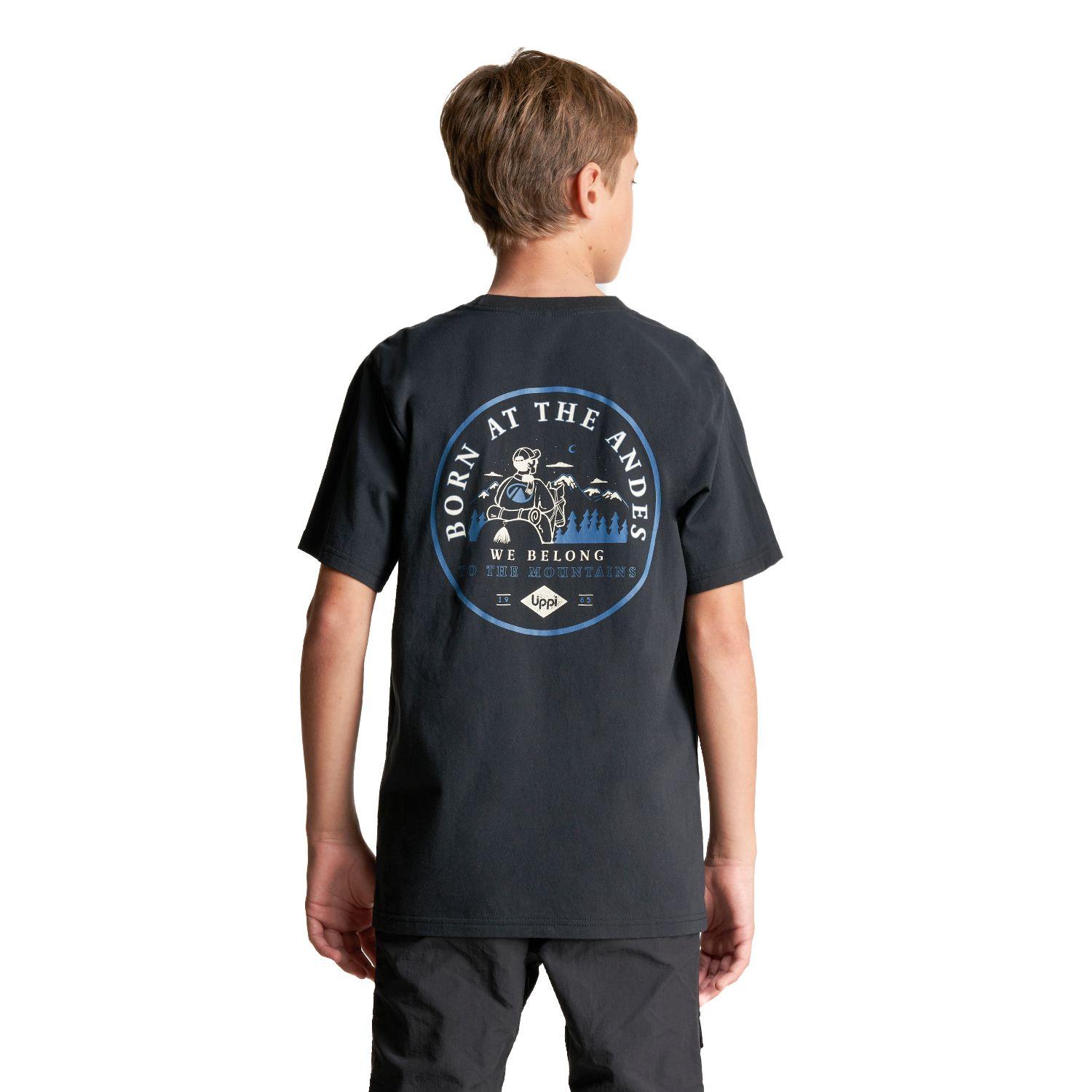 Polera Teen Boy Travel T-Shirt Negro Lippi-2